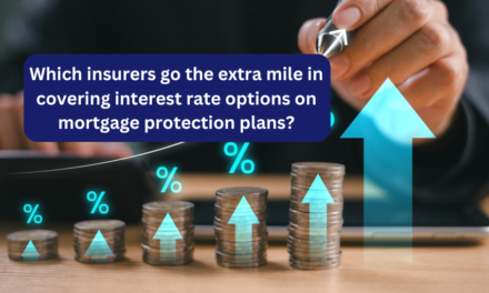 Which insurers go the extra mile in covering interest rate options on mortgage protection plans?