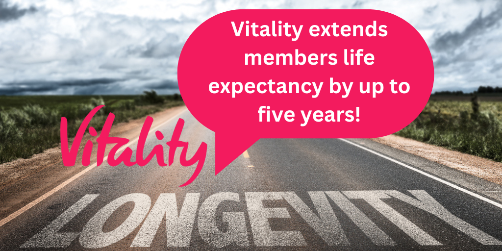 Vitality extends members life expectancy by up to five years