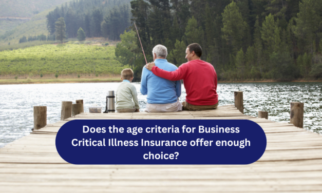 Does the age criteria for Business Critical Illness Insurance offer enough choice?