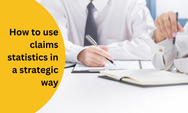 How to use claims statistics in a strategic way