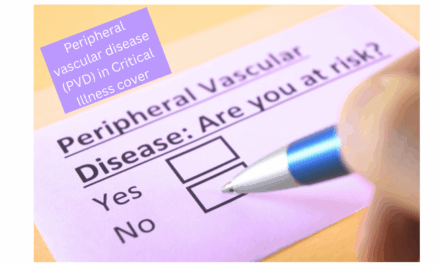 Peripheral vascular disease (PVD) in Critical Illness cover