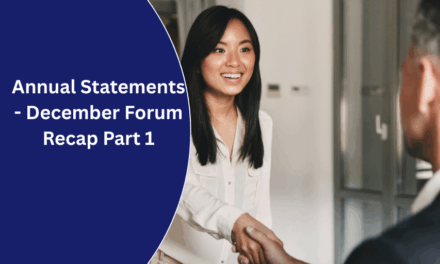 Annual Statements – December Forum Recap Part 1