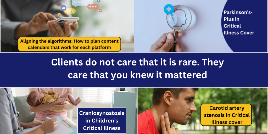 Clients do not care that it is rare. They care that you knew it mattered
