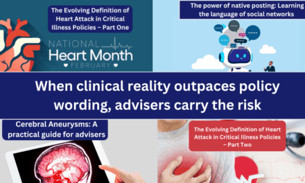 When clinical reality outpaces policy wording, advisers carry the risk