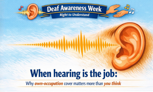 When hearing is the job: why own-occupation cover matters more than you think