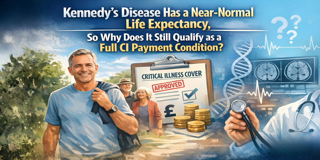 Kennedy’s Disease Has a Near-Normal Life Expectancy, So Why Does It Still Qualify as a Full CI Payment Condition?