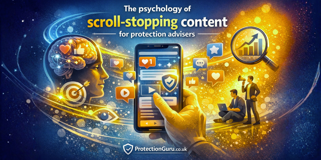 The psychology of scroll-stopping content for protection advisers