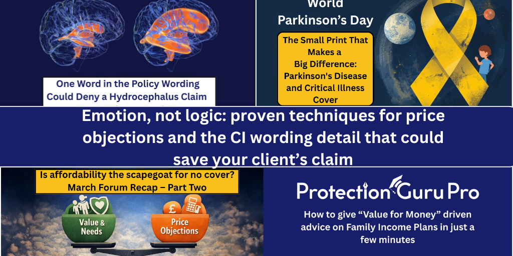 Emotion, not logic: proven techniques for price objections and the CI wording detail that could save your client’s claim